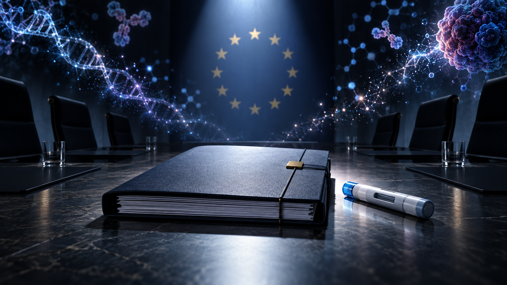 Illustration for the briefing: Pfizer withdraws EU bladder cancer filing for Zumrad after CHMP…